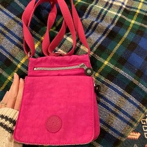 Kipling crossbody pink GUC